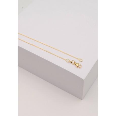 MUAU Schmuck  Collier Rundanker Gelbgold 750, 0.9mm, 42cm 