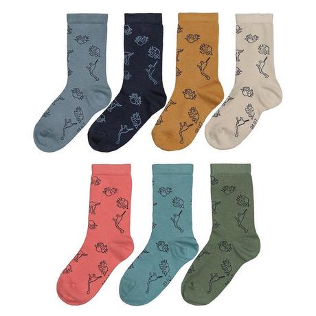 La Redoute Collections  Lot de 7 paires de chaussettes dinosaures 