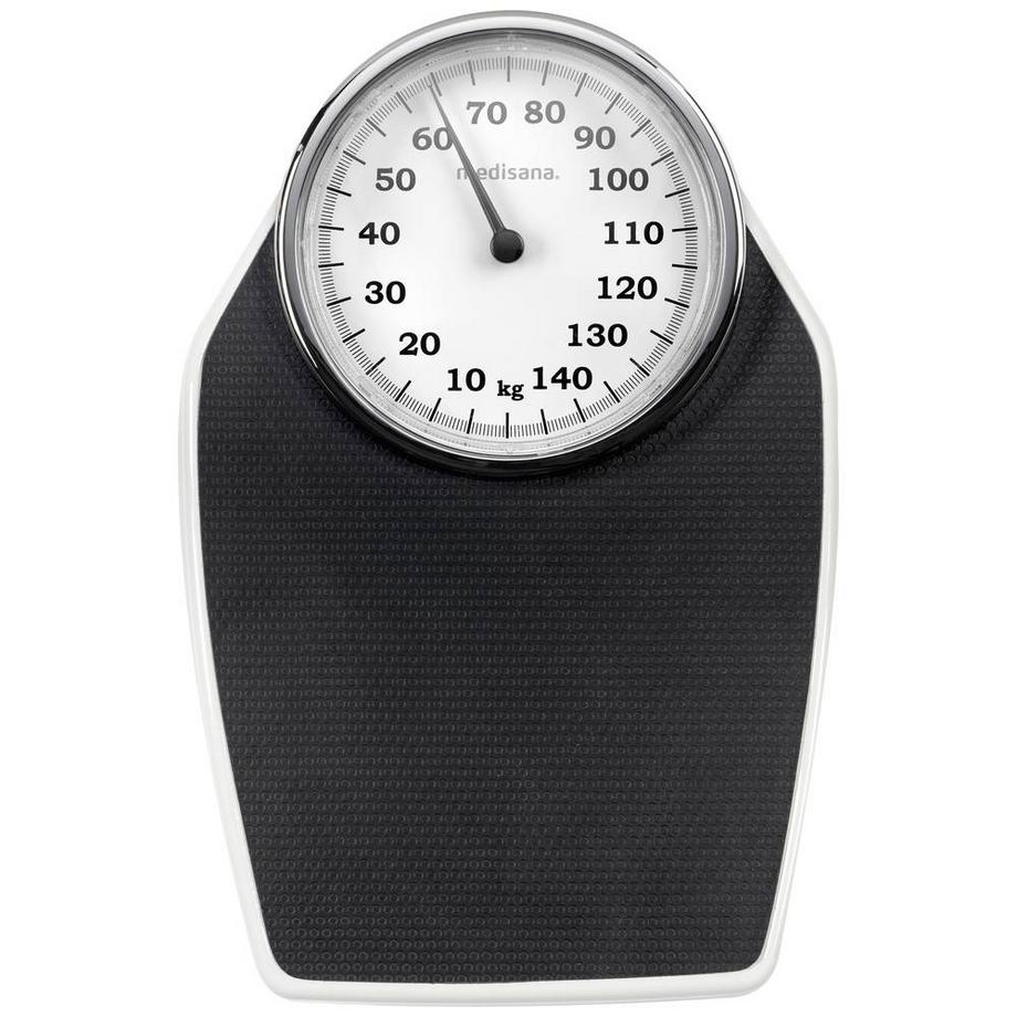 MEDISANA  PSD Bilancia pesa persone analogica Portata max.=150 kg Nero, Bianco 