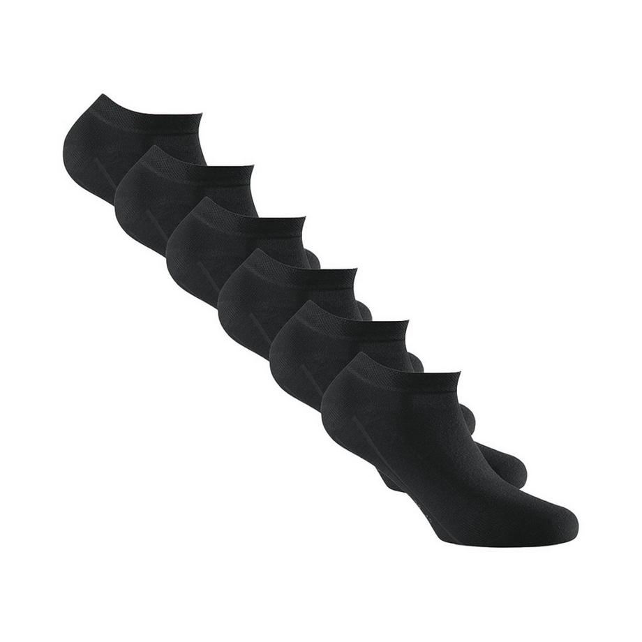 Chaussettes femme Sneaker basic 3pcs noir Gr.35/38