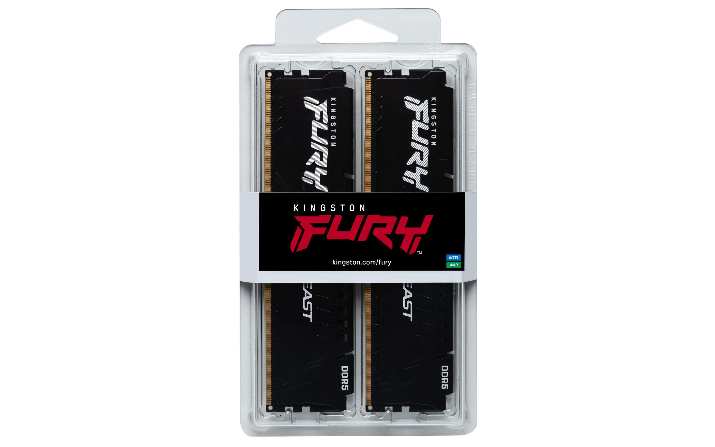 Kingston  FURY Beast (2 x 16GB, DDR5-5600, DIMM 288 pin) 