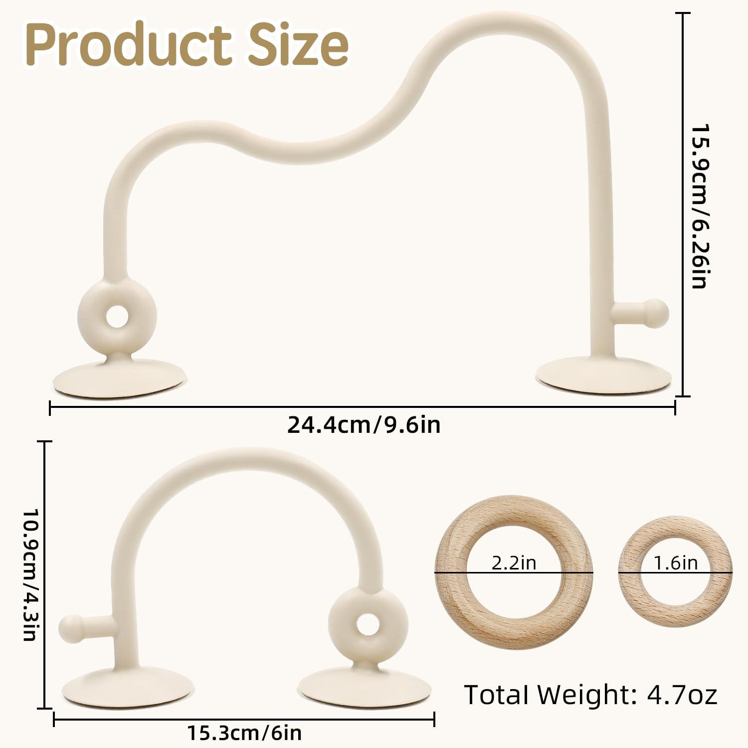 Activity-board  Beißring Babyspielzeug, Hochstuhl Silikon Beißspielzeug mit Saugnapf 