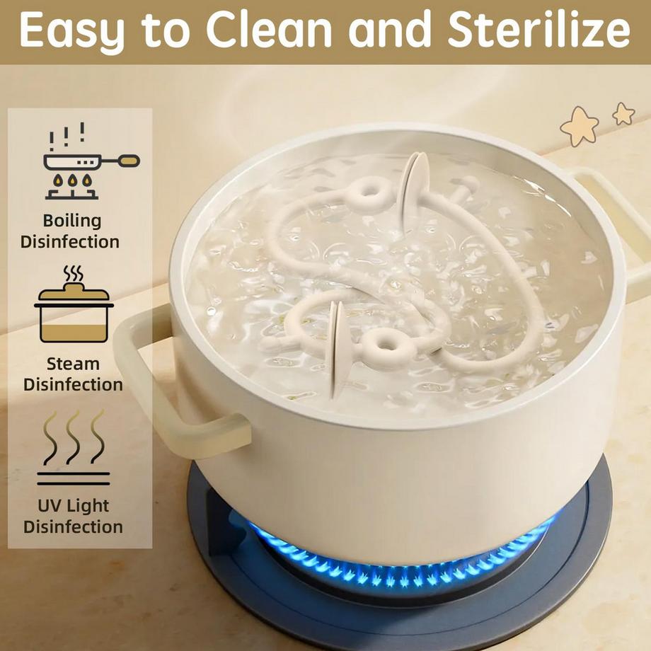 Activity-board  Jouet de dentition pour bébé, jouet de dentition en silicone pour chaise haute avec ventouse 