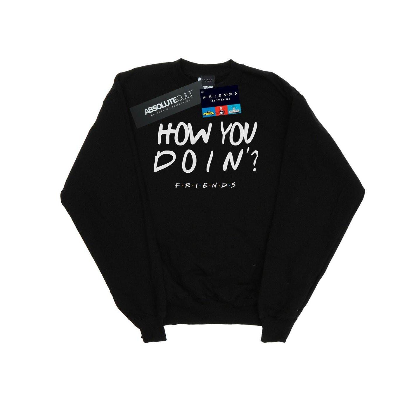Image of How You Doin? Sweatshirt Damen Schwarz M