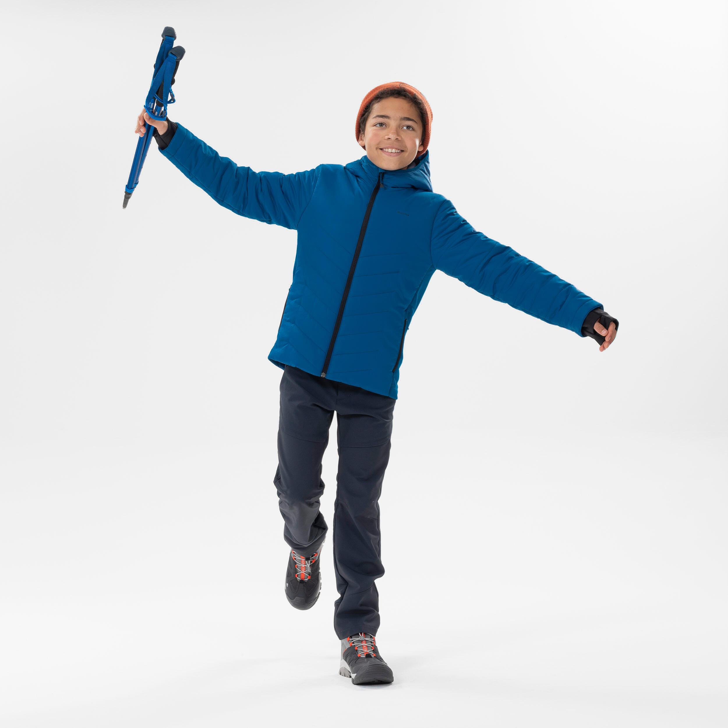 QUECHUA  Wattierte Wanderjacke Hybridjacke Kinder 