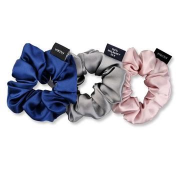 DOUX Set 3 Scrunchies M aus Seide