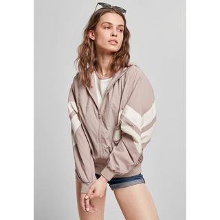 URBAN CLASSICS  kapuzenpullover, damen crinkle batwing (grandes tailles) 