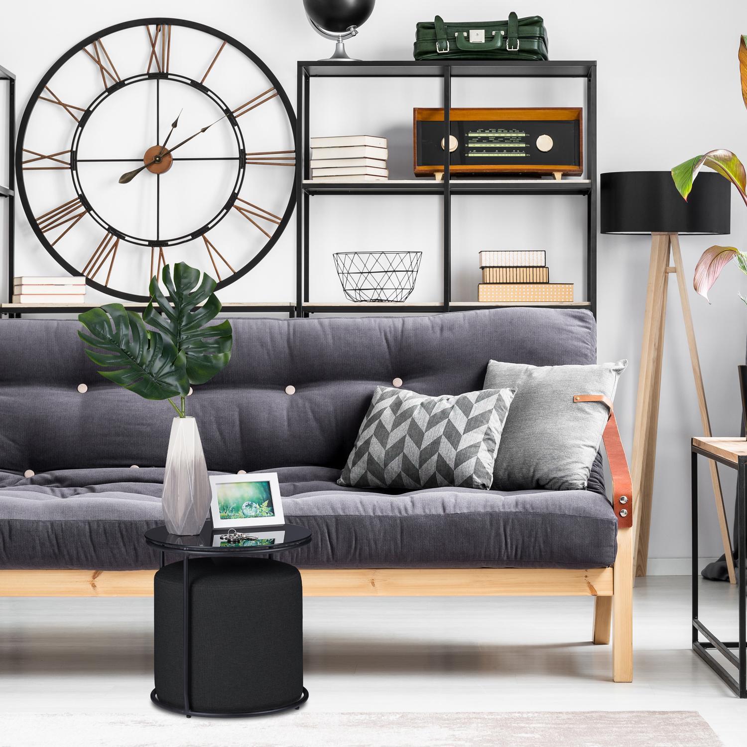 B2X Beistelltisch mit Fußhocker  