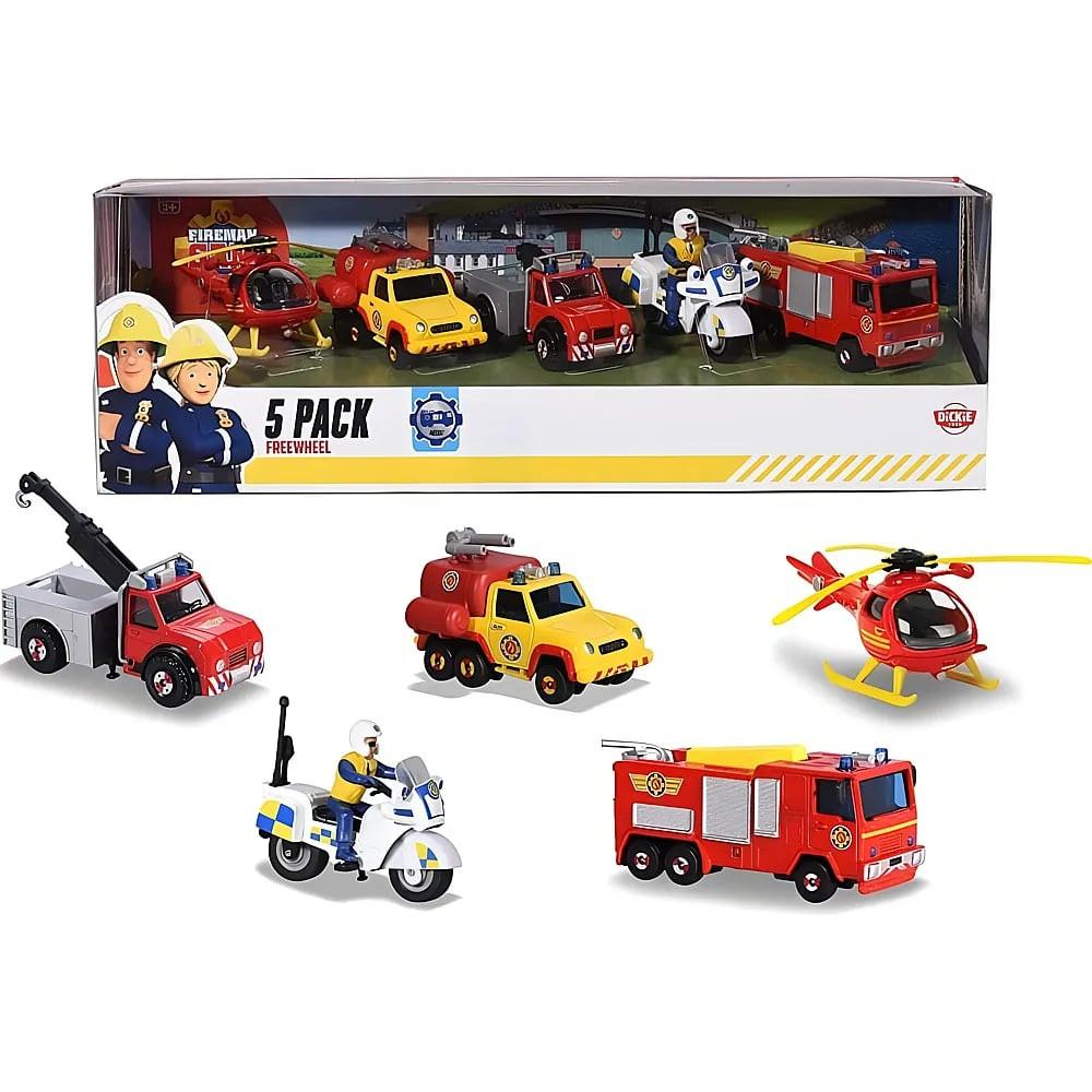 Image of Feuerwehrmann Sam Sam 5 Pack Multicolor
