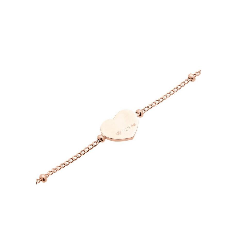 Elli  Fußschmuck Herz Kugelkette 