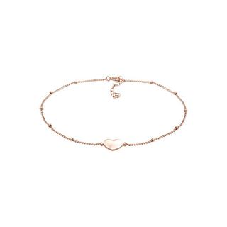 Elli  Fußschmuck Herz Kugelkette 