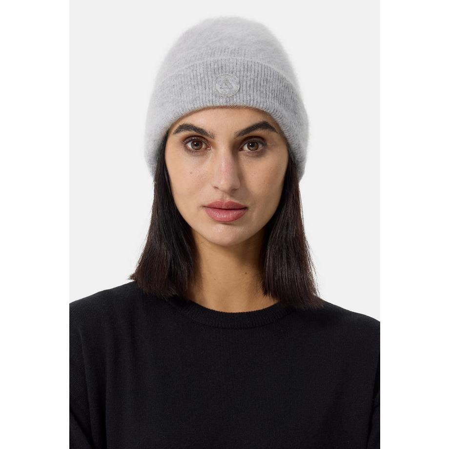 CASH-MERE.CH Kaschmir Mütze brushed  
