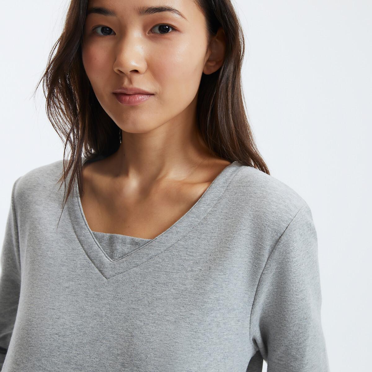 La Redoute Collections  Nachthemd aus Sweatware 