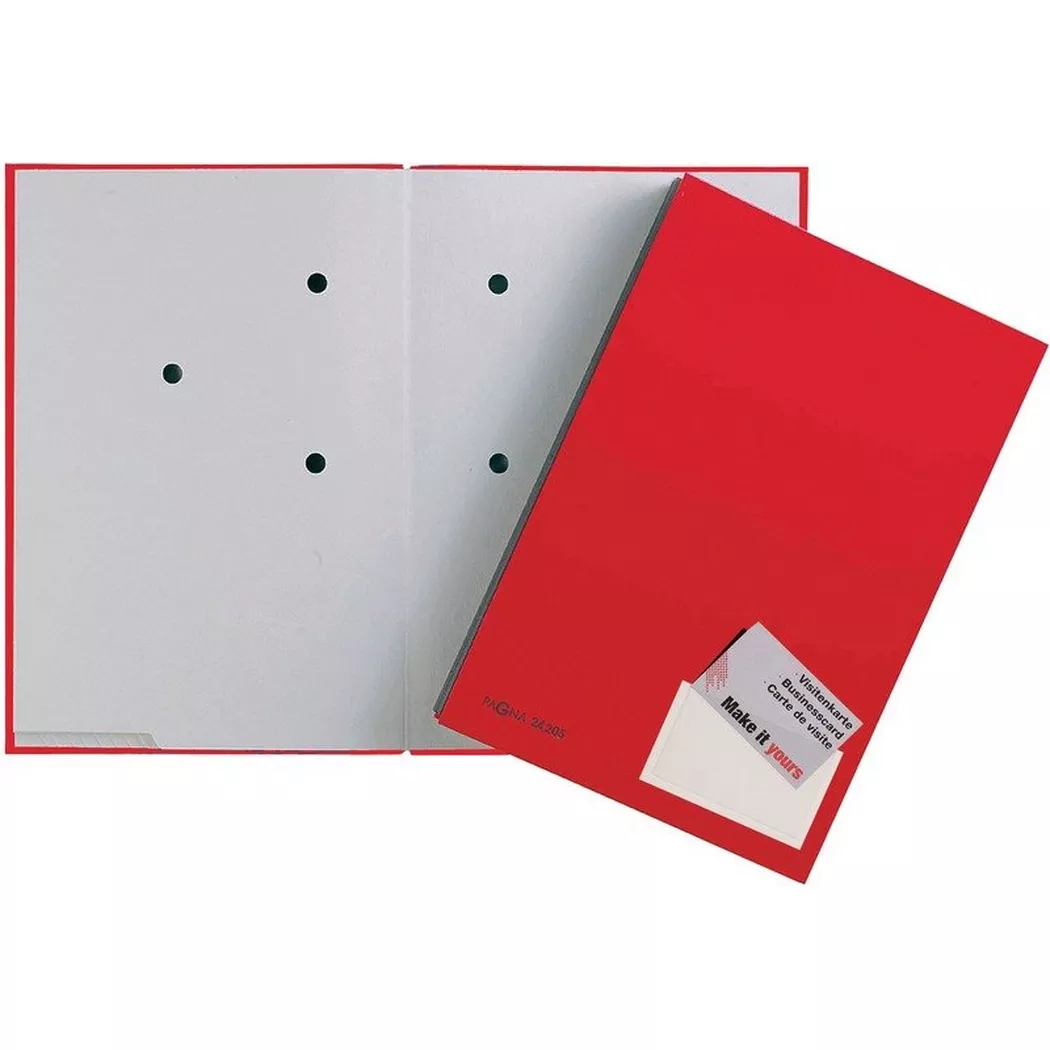 Pagna – Unterschriftenmappe A4 24205/01 rot, 21cm