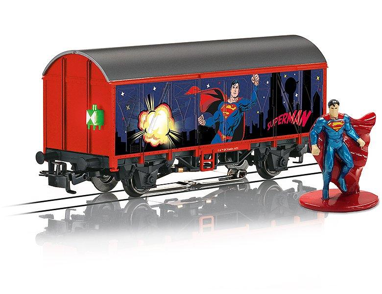 märklin  H0 Gedeckter Güterwagen Superman 