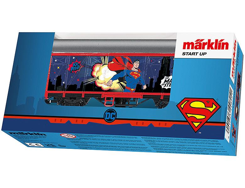 märklin  H0 Gedeckter Güterwagen Superman 