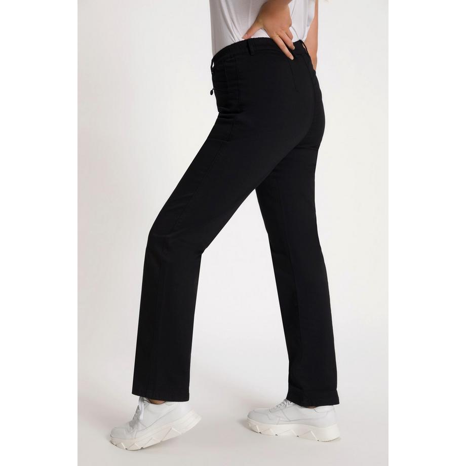 Ulla Popken Pantalon Mony Basic Stretch Jambe Fuselée  