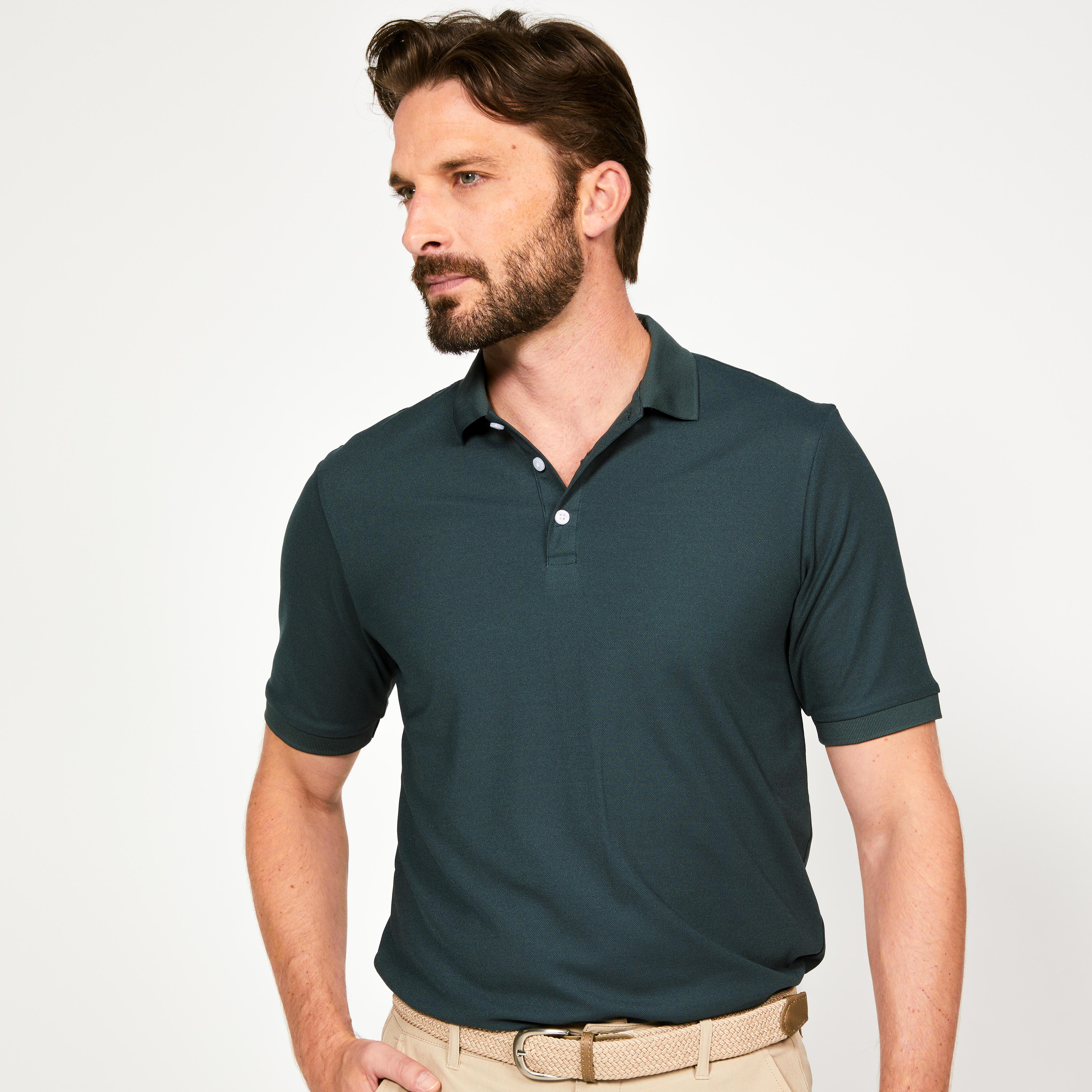 Image of Poloshirt Kurzarm - Ww500 Herren Ocker M