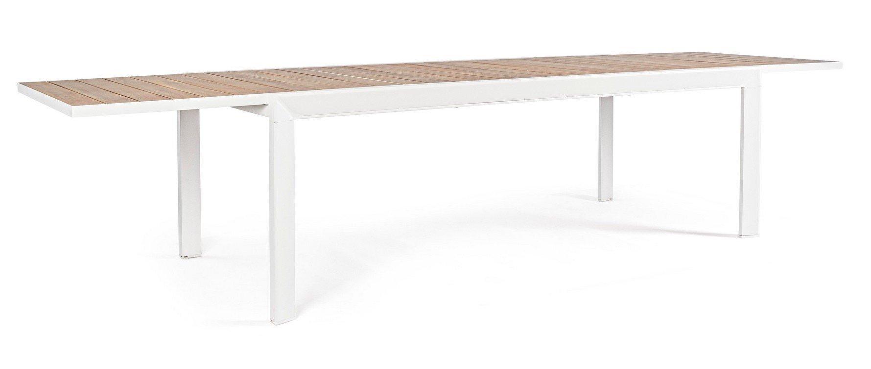 Image of Garten Ausziehtisch Belmar 220/340x100 weiss Garten Ausziehtisch Belmar 220/340x100 weiss