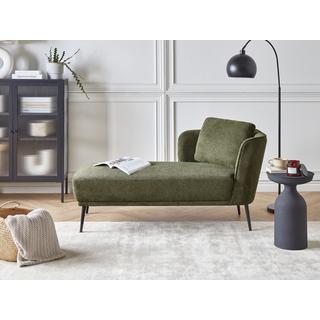 Beliani Chaise longue côté droit en Polyester Rétro ARTHEZE  