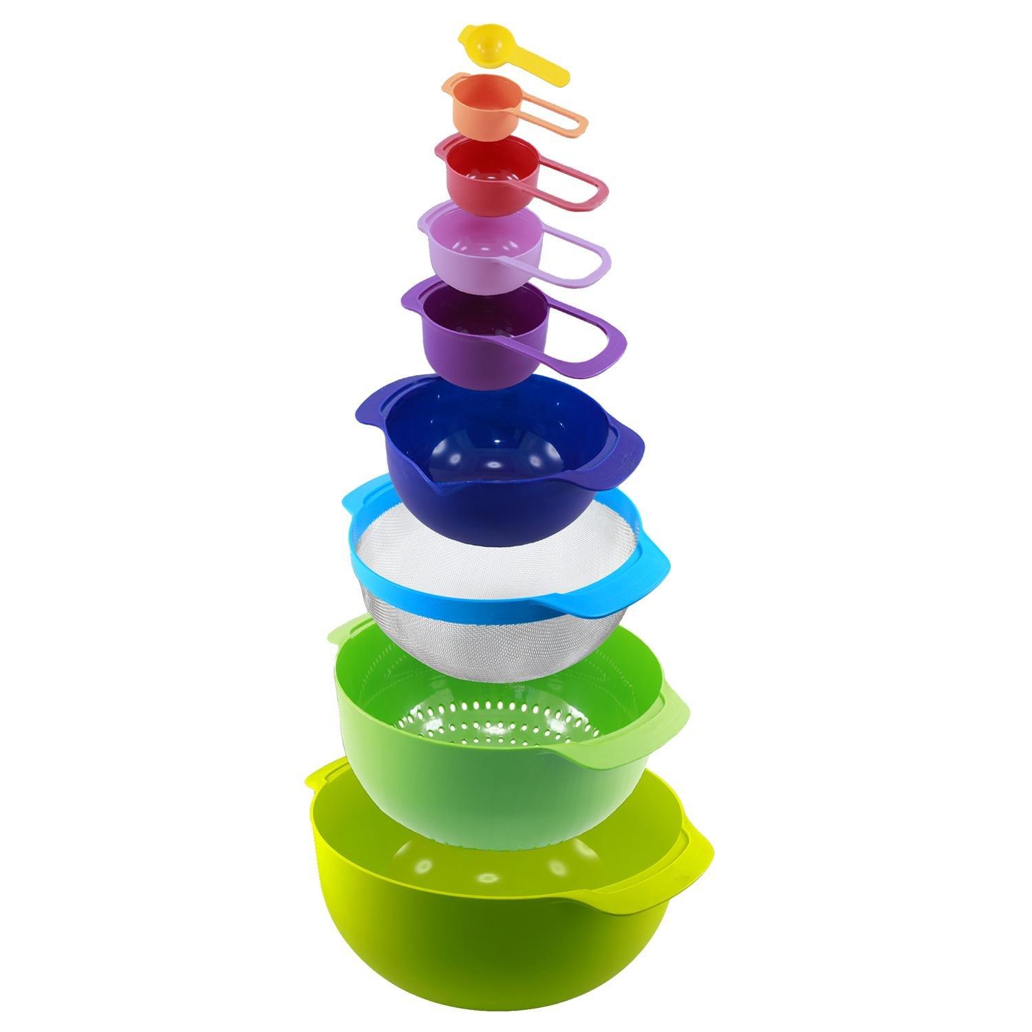 Image of Set Mit Schüsseln Und Messbechern - 9 Teile Unisex ONE SIZE