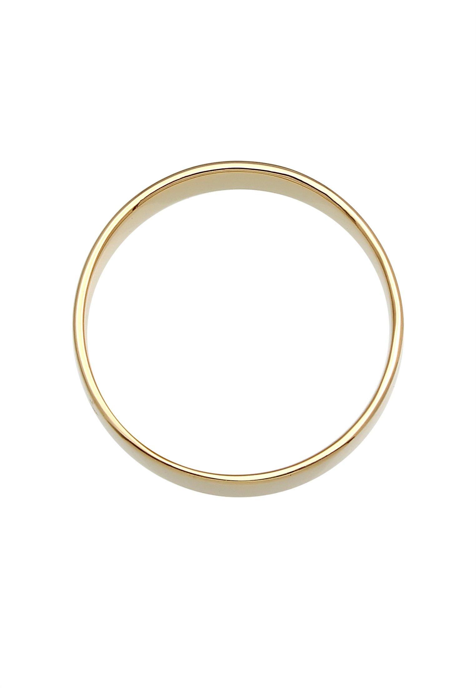 Elli  Ring Bandring Trauring Basic Hochzeit Paar 585 Gelbgold 