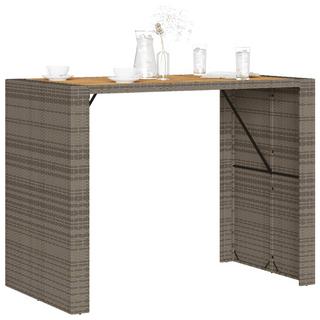 VidaXL Table de bar de jardin rotin synthétique  