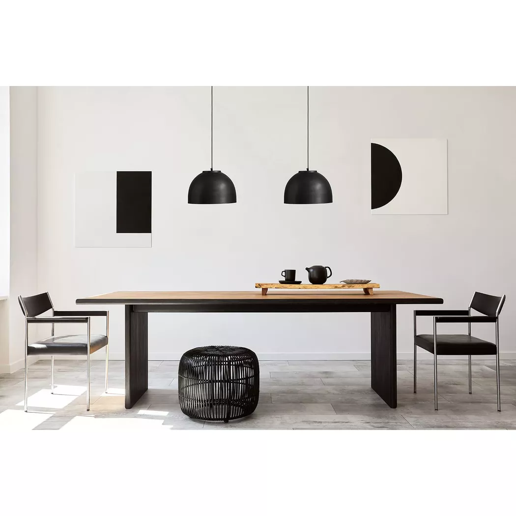 mutoni – Hängeleuchte Hermi Metall matt 1xE27, One Size, Schwarz