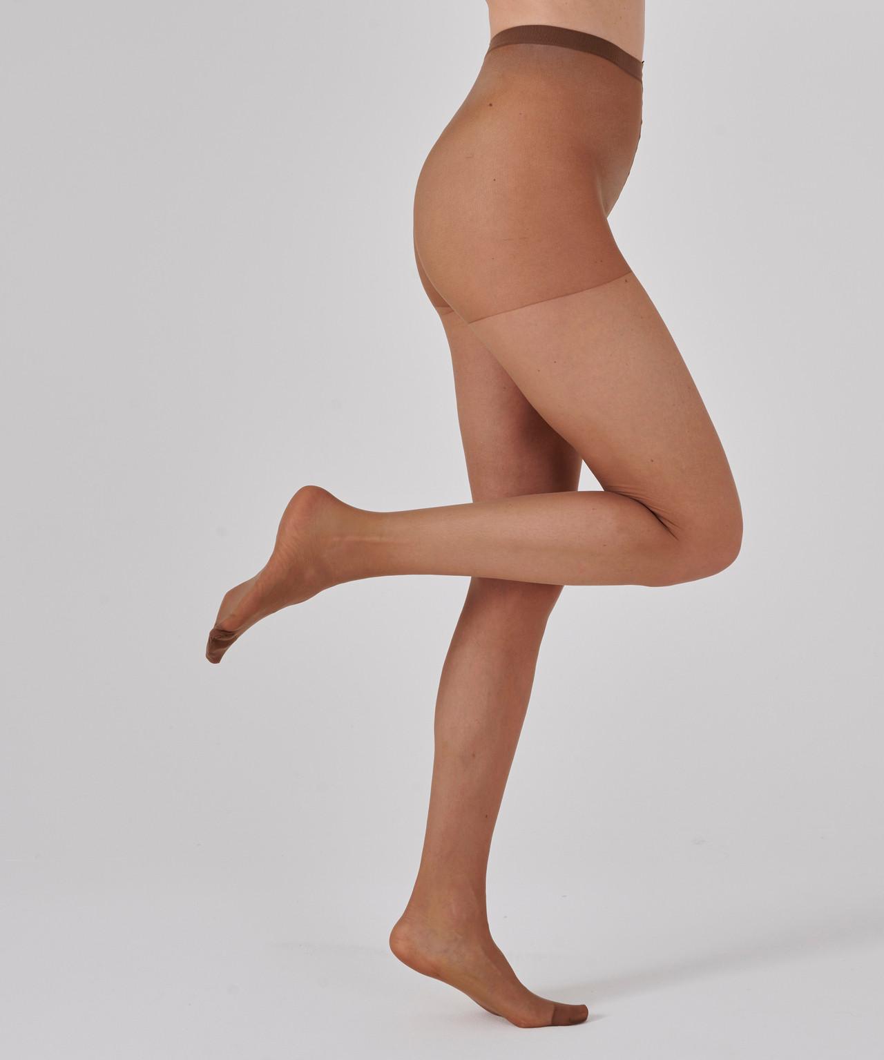 Image of Feinkreppstrumpfhosen, 20 Denier, Im 2er-pack. Damen Braun 3