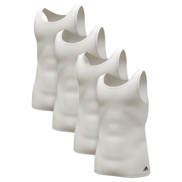 adidas  4er Pack Active Flex Cotton 3 Stripes - Unterhemd  Tanktop 