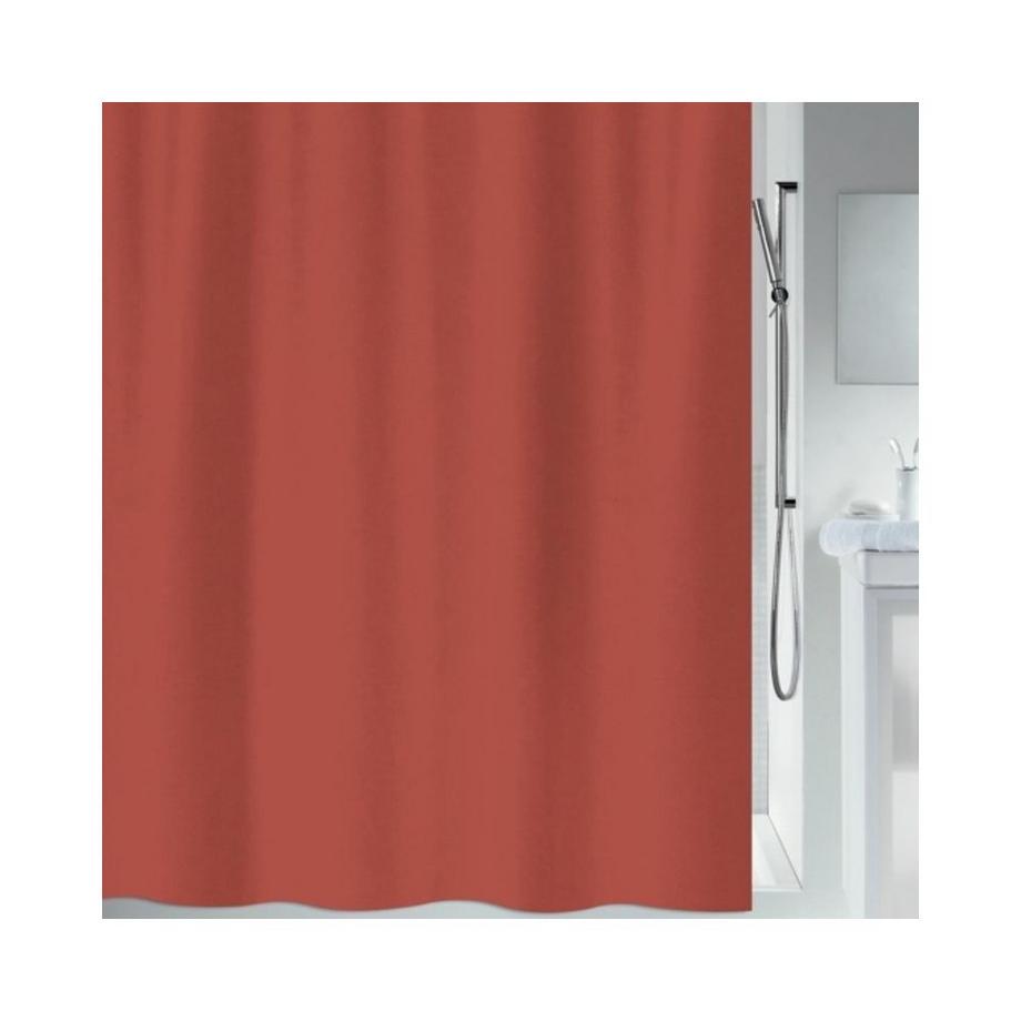spirella Spirella Rideau de douche Polyester PRIMO 180x180cm Terracotta  