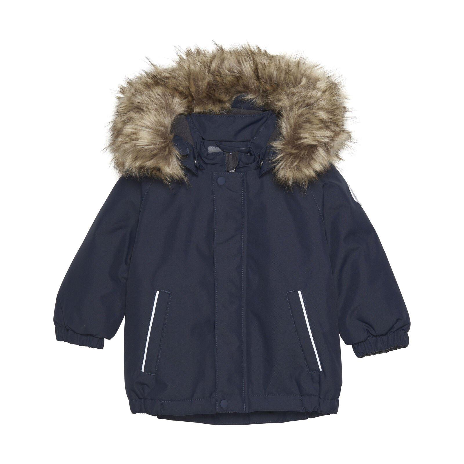 Image of Kleinkinder Winterjacke Fake Fur Total Eclipse Jungen Blau 80