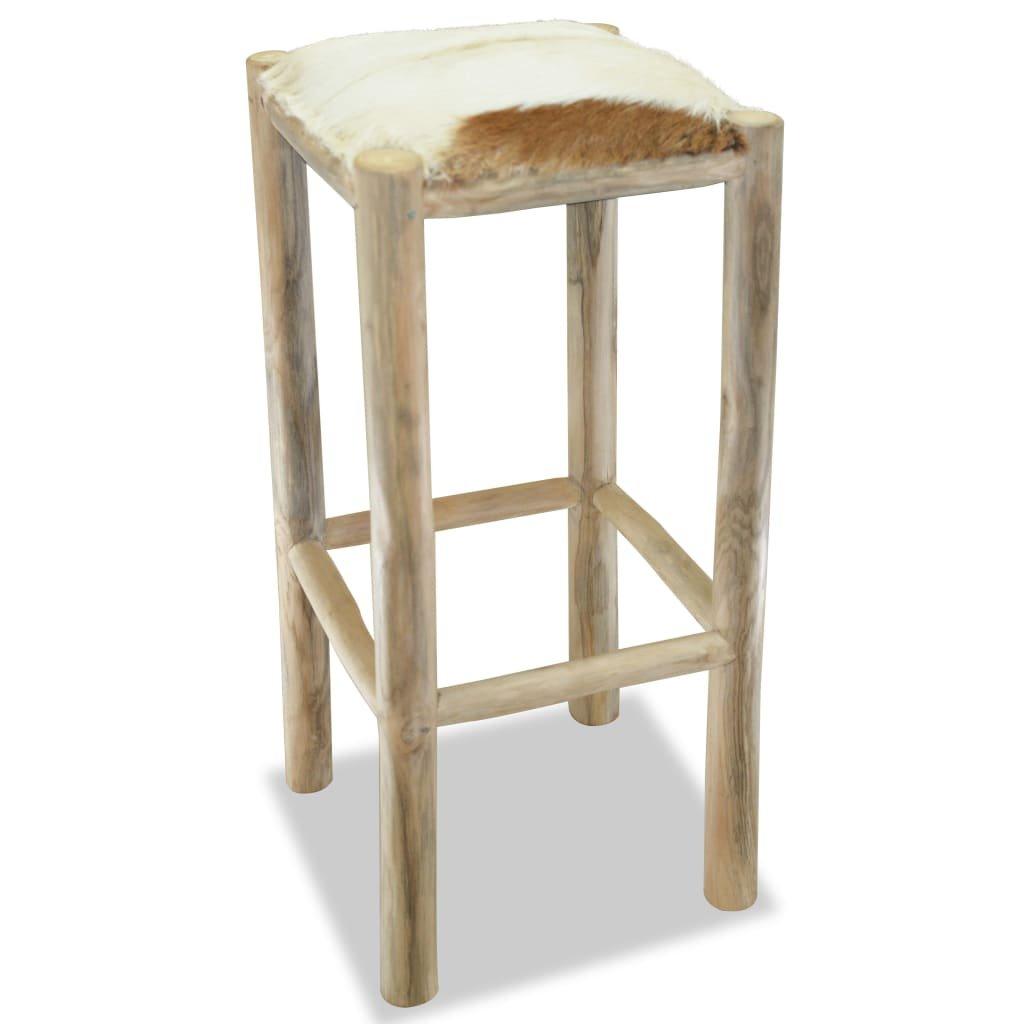 VidaXL Tabouret de bar bois  