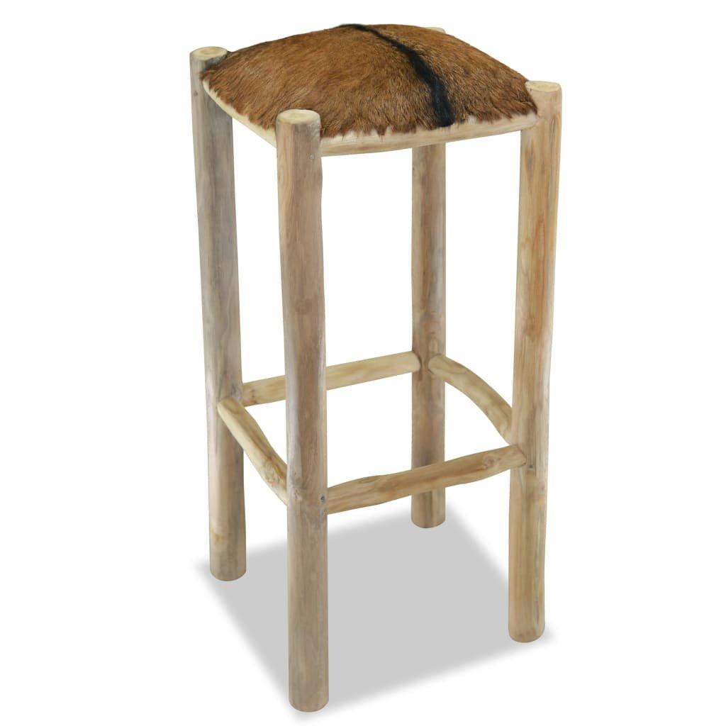 VidaXL Tabouret de bar bois  