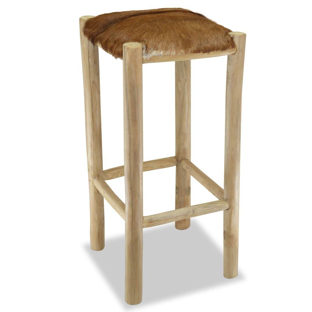 VidaXL Tabouret de bar bois  