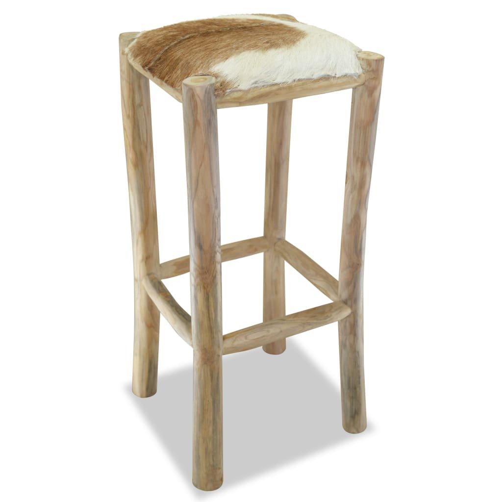 VidaXL Tabouret de bar bois  