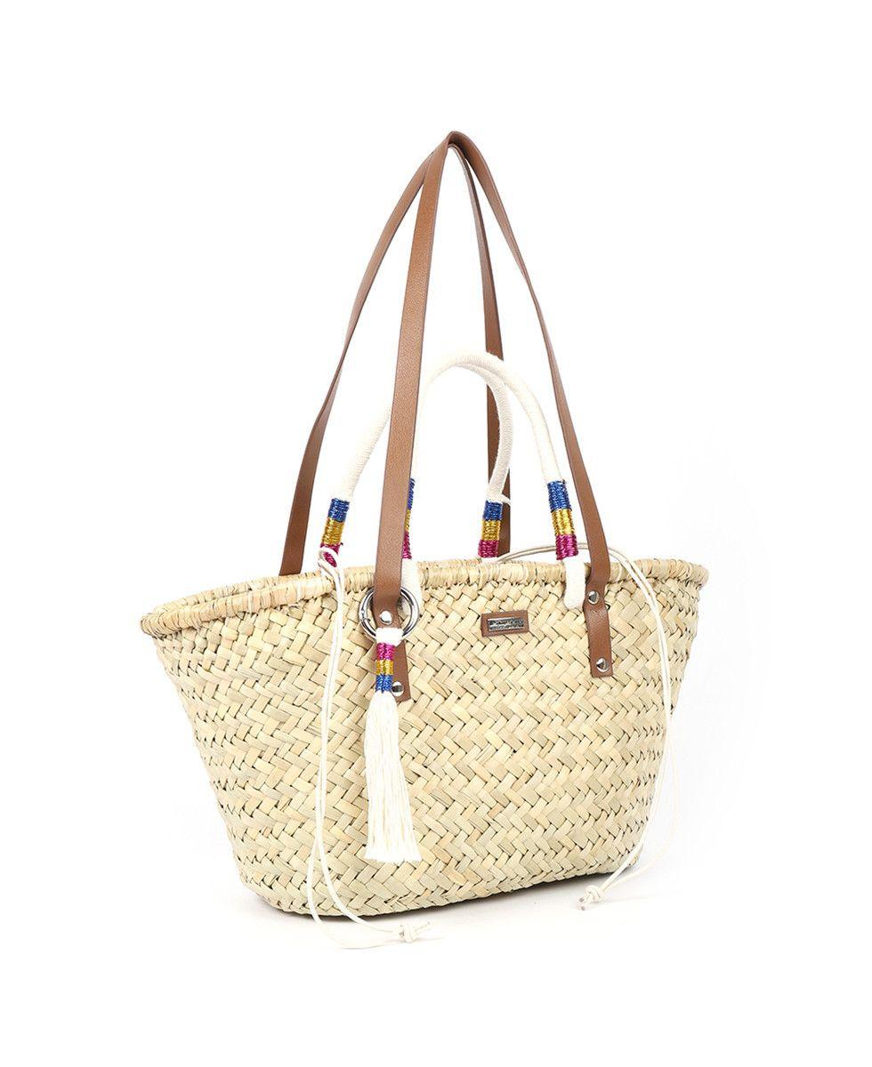 Les Tropeziennes Amorgos Stroh Shopper Tasche  