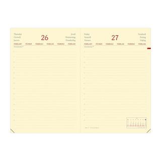 QUO-VADIS Terminkalender kalenderjahr - DAILY 17 PRESTIGE - Tagesplaner - 12x17cm - Silk - Jahr 2025  