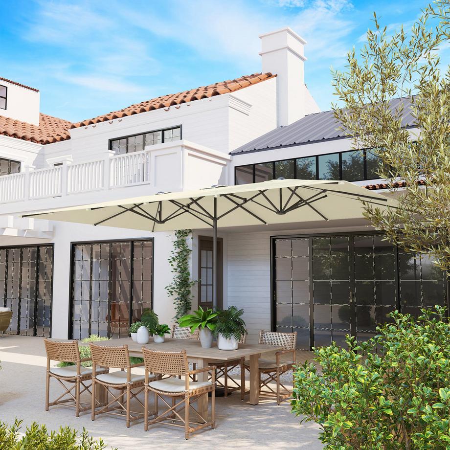 Outsunny Doppelsonnenschirm  