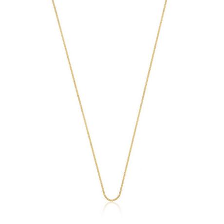 MUAU Schmuck  Collier Panzer Gelbgold 750, 1mm, 50cm 