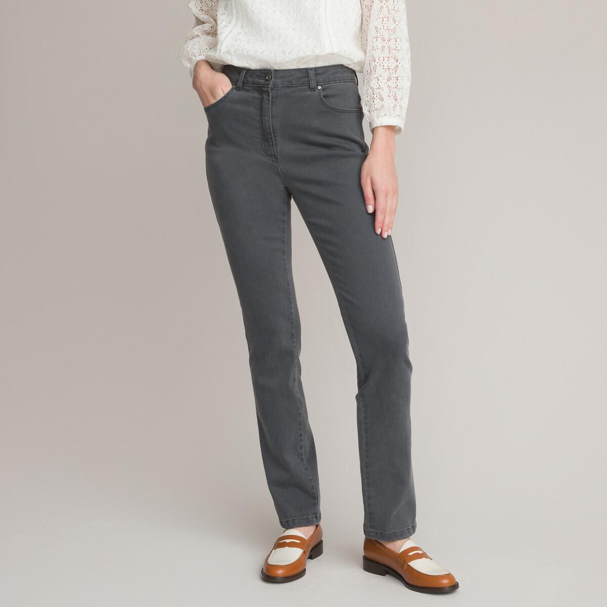 Image of Straight-jeans Damen Grau 42