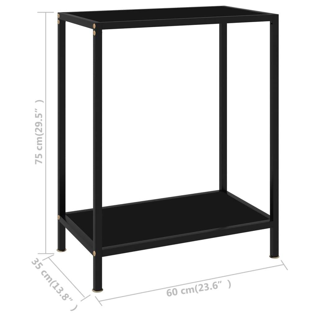 VidaXL Table console verre  