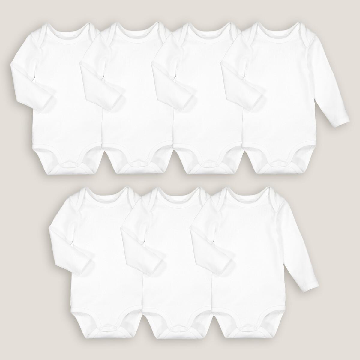 Image of 7er-pack Bodys Unisex Weiss 0-3M