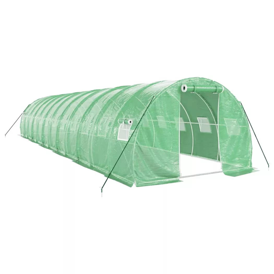 VidaXL - Gewächshaus polyethylen, One Size, Grün