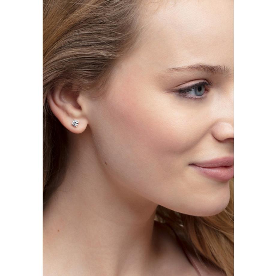 Thomas Sabo  Boucles d'eilles Pierre Blanche 