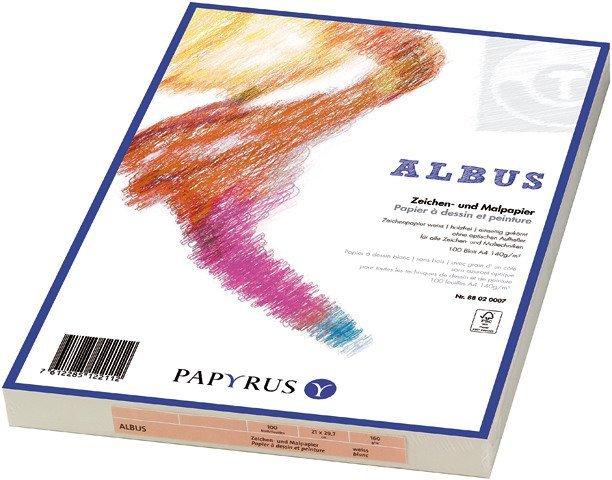 Papyrus PAPYRUS Zeichenpapier A4,100 Blatt  