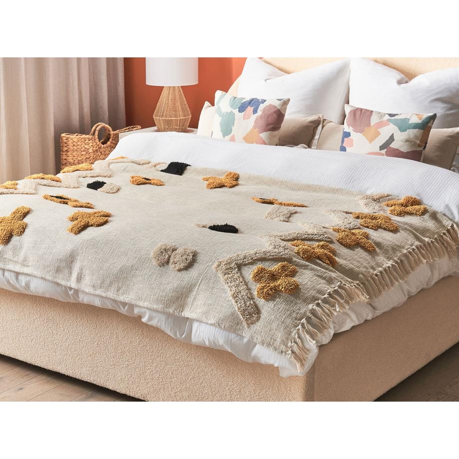 Beliani Adoni Coperta Cotone Classico  