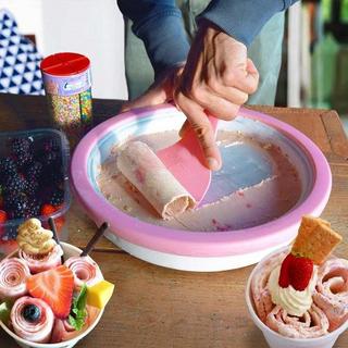Mikamax Plaque de congélation pour rouleaux de crème glacée maison  