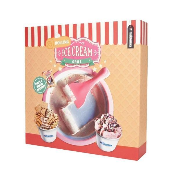 Mikamax Plaque de congélation pour rouleaux de crème glacée maison  