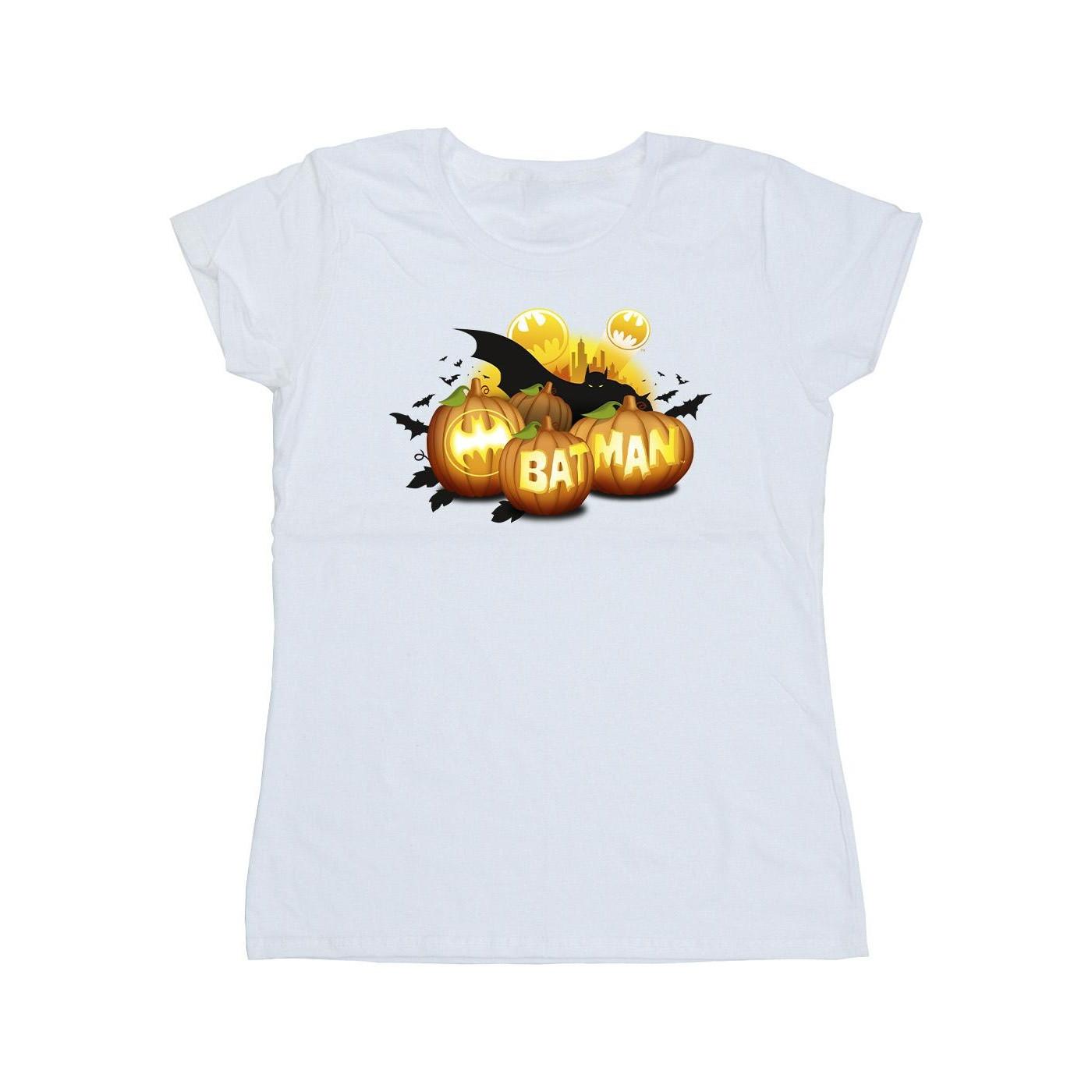 Image of Batman Pumpkins Tshirt Damen Weiss XL